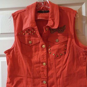 Coogi Women Sleeveless Shirt Top Vest Size 1X Large